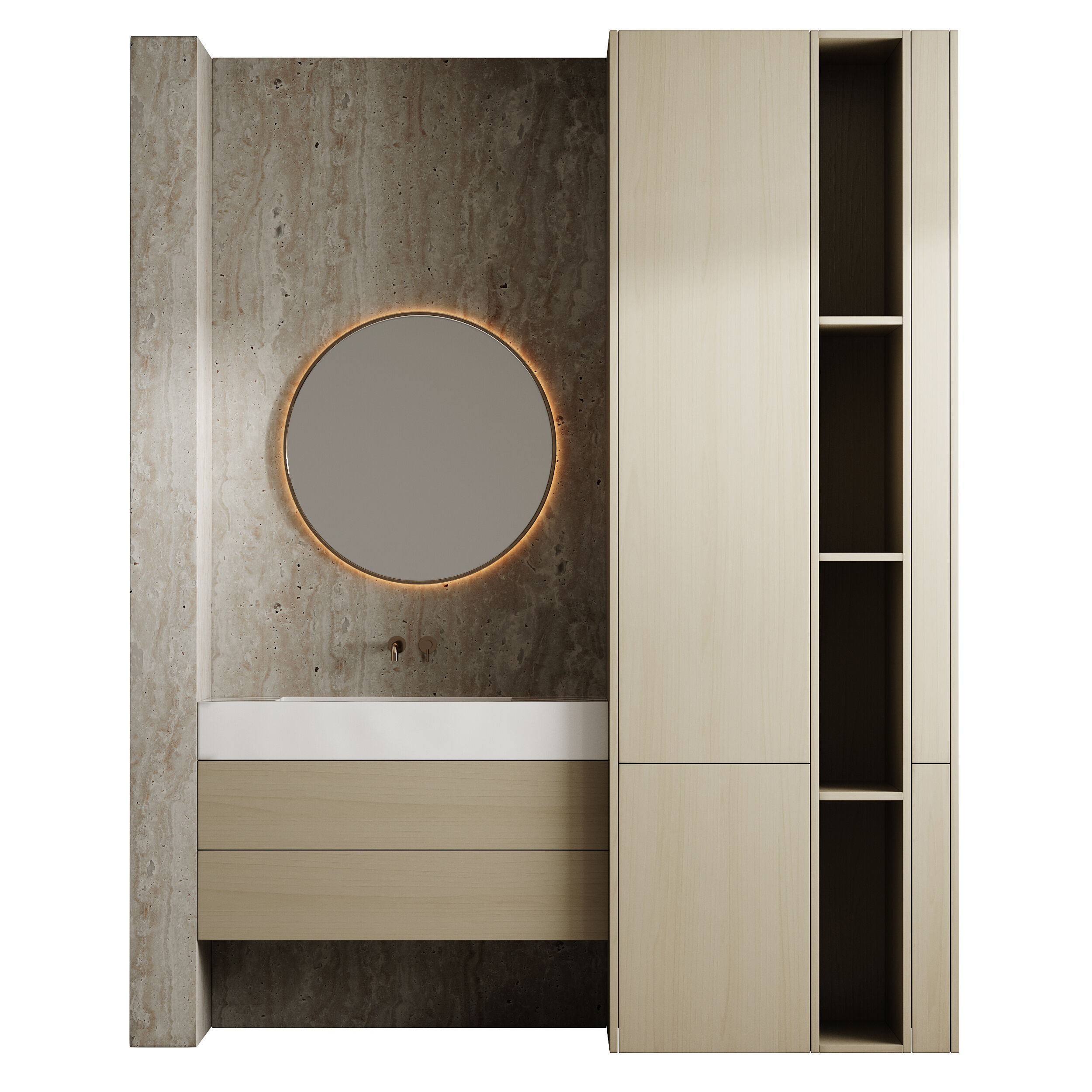 Bathroom furniture 28 3D model_6