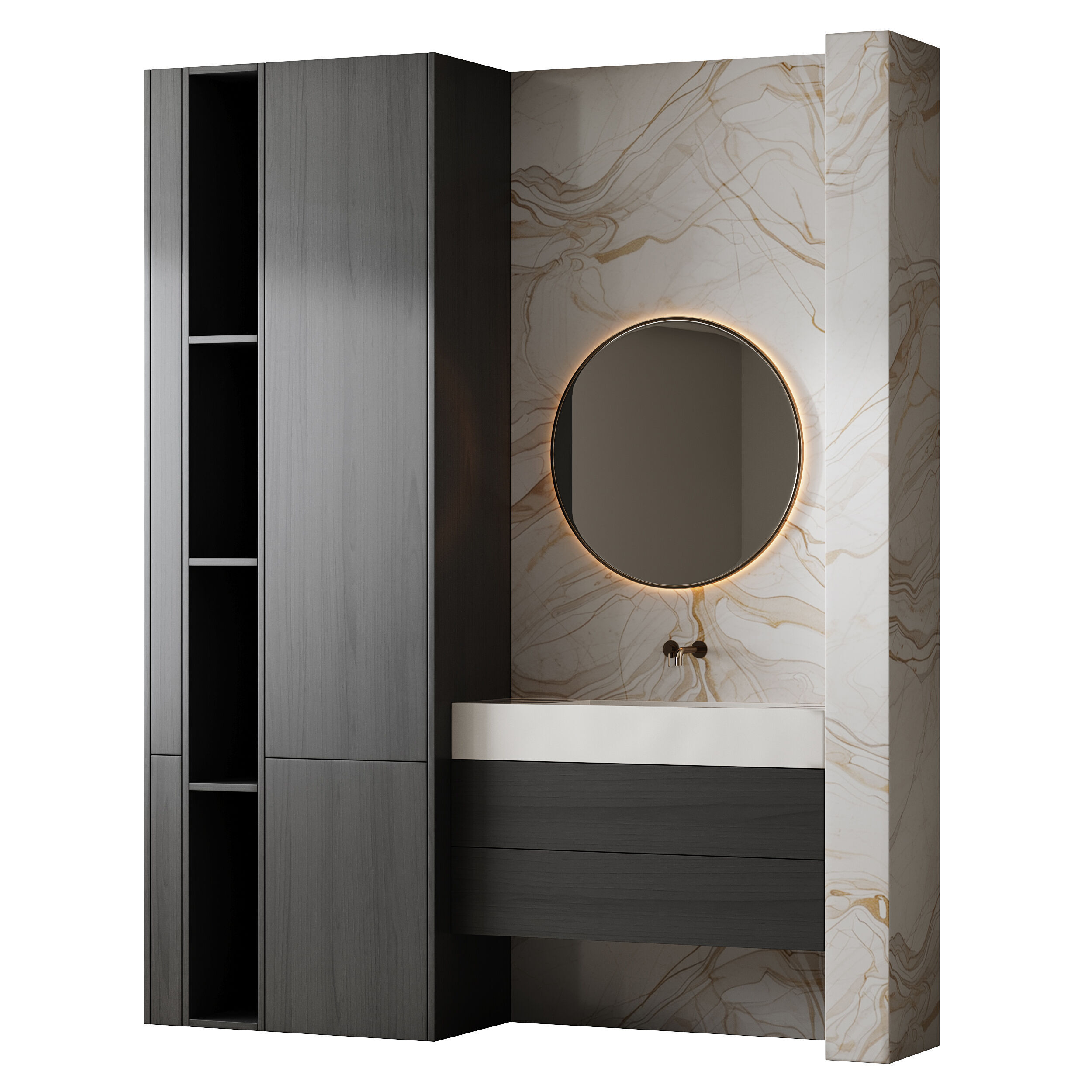 Bathroom furniture 28 3D model_11