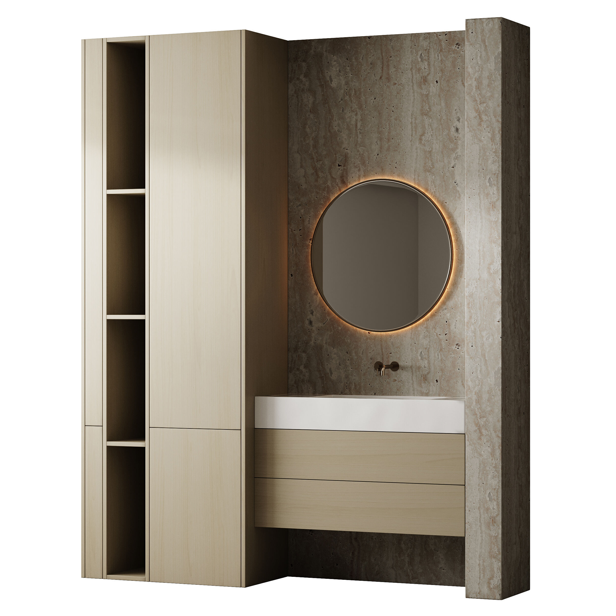 Bathroom furniture 28 3D model_12