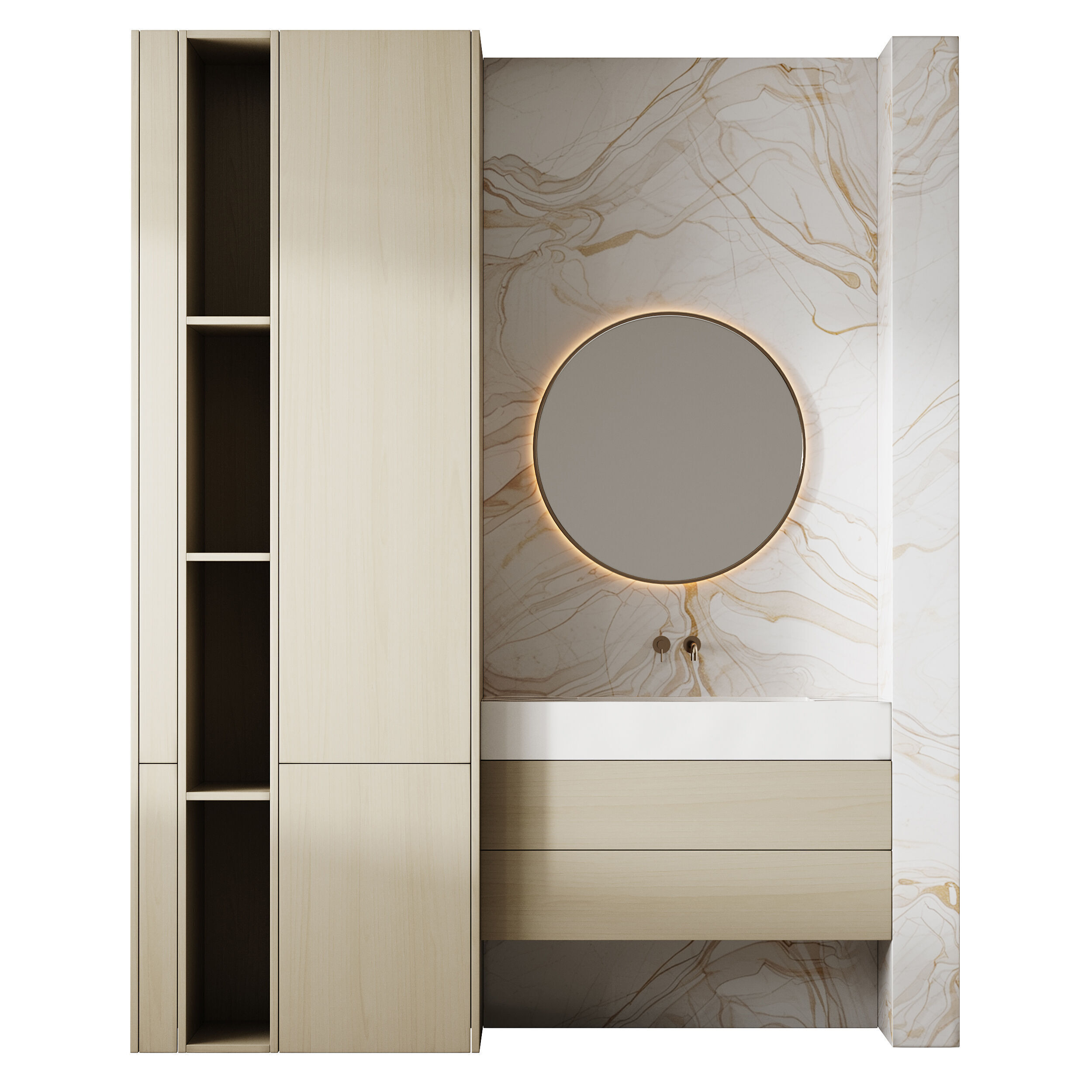 Bathroom furniture 28 3D model_8