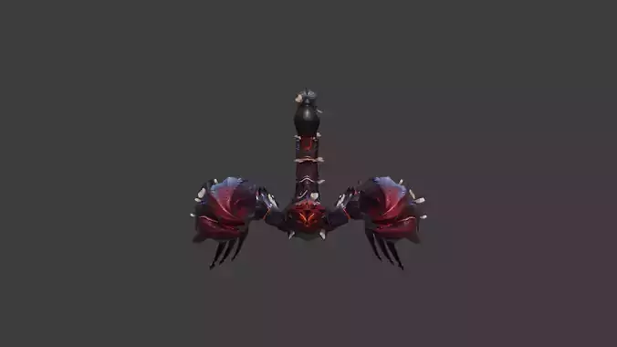 Menacing Fantasy Scorpion Model