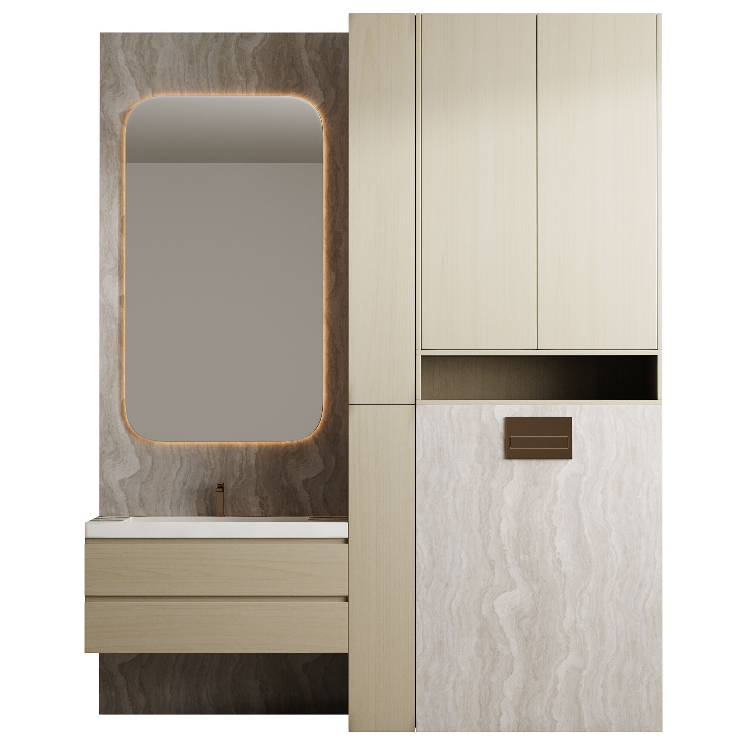 Bathroom furniture 29 3D model_1