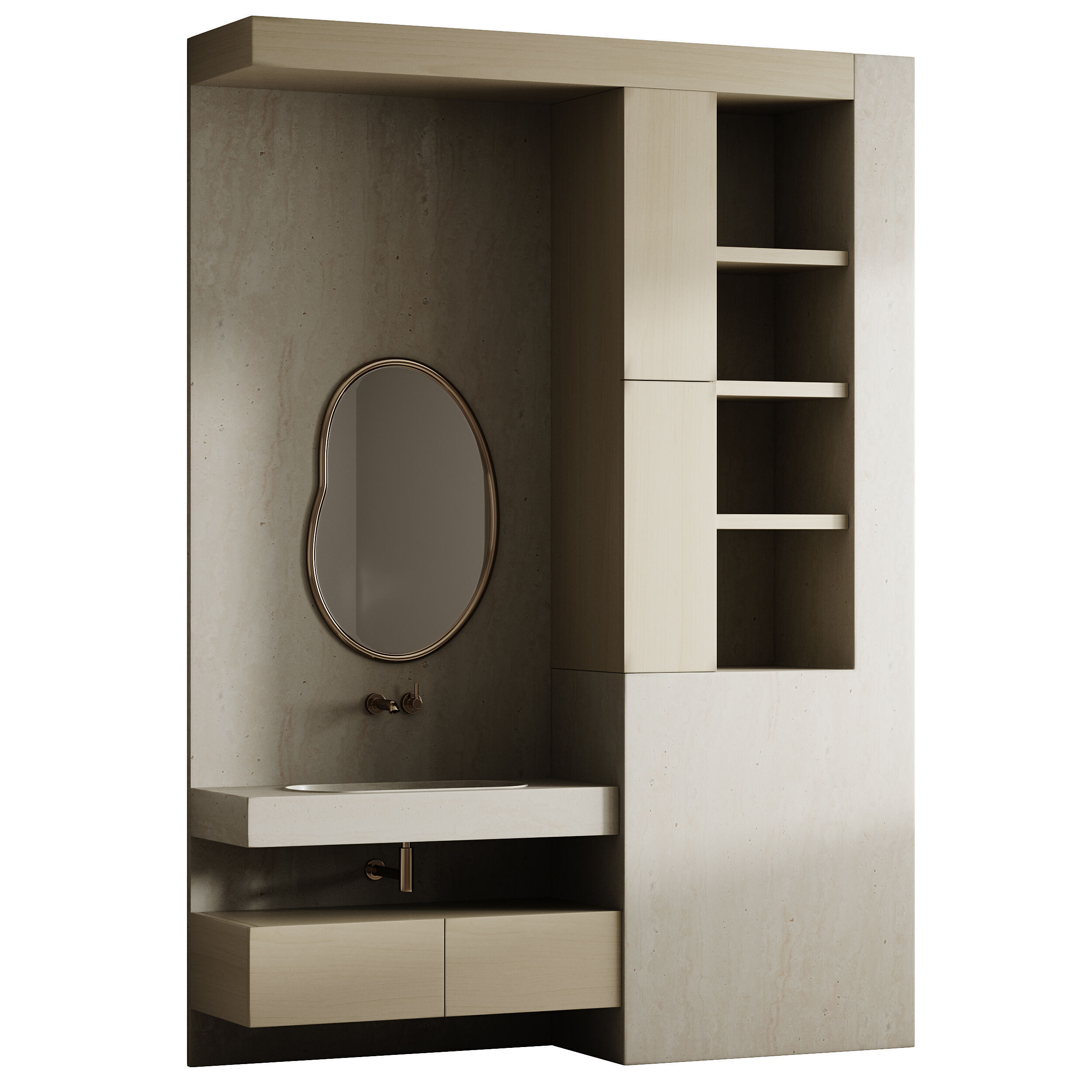 Bathroom furniture 30 3D model_1