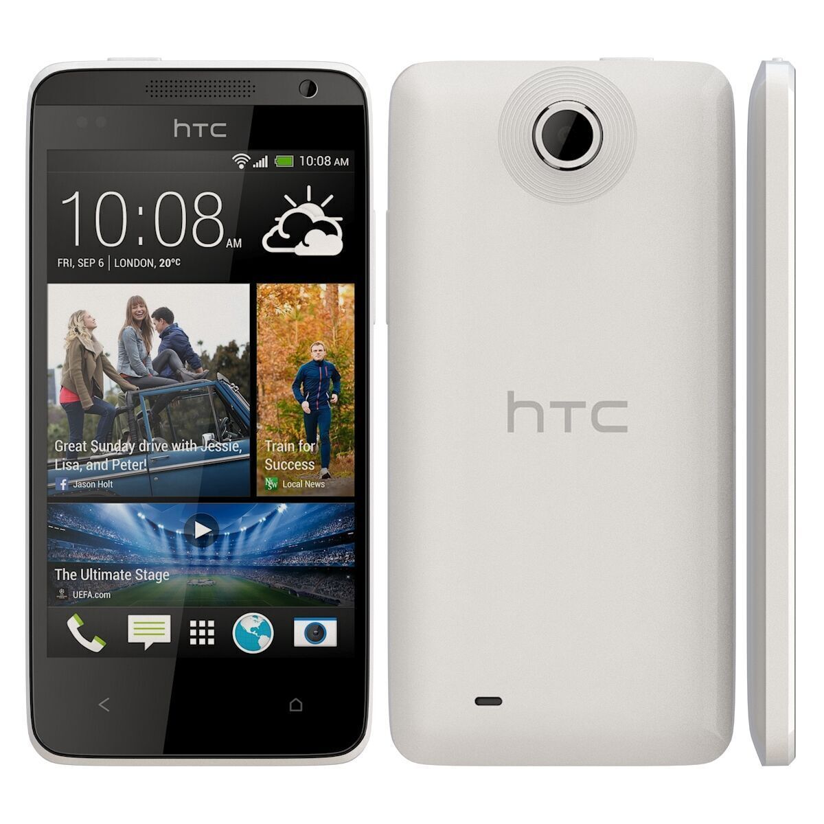 HTC Desire 300 White 3D model_1