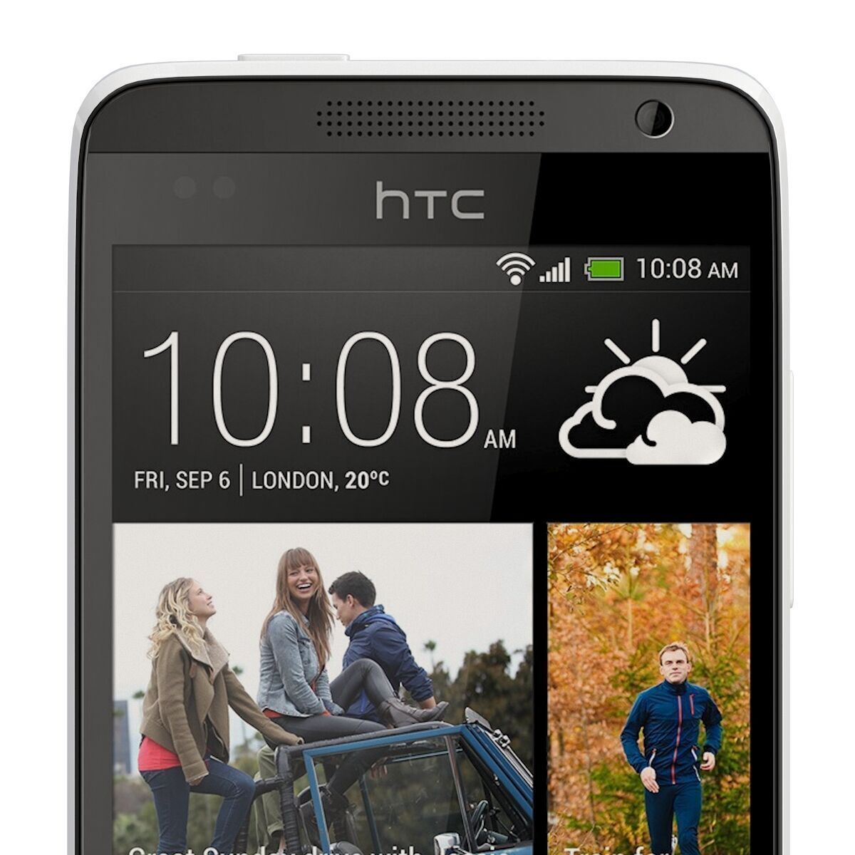 HTC Desire 300 White 3D model_3