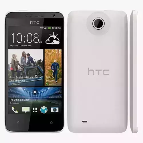 HTC Desire 300 White 3D model