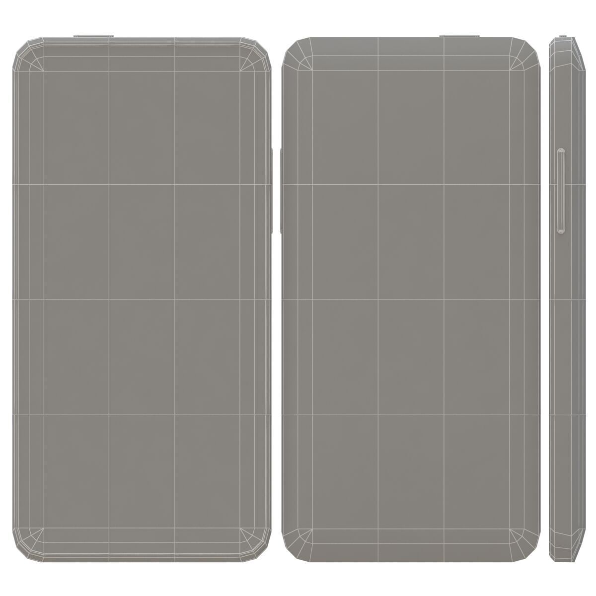 HTC Desire 300 White 3D model_7