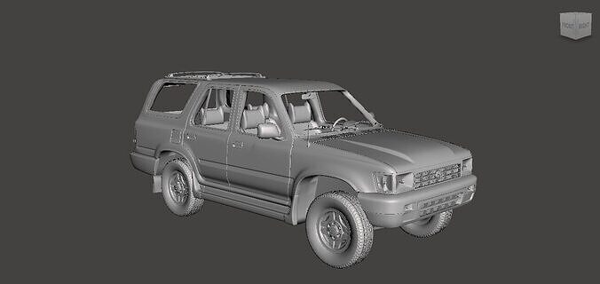 Toyota 4Runner Mk2 5door 1992 3D print model