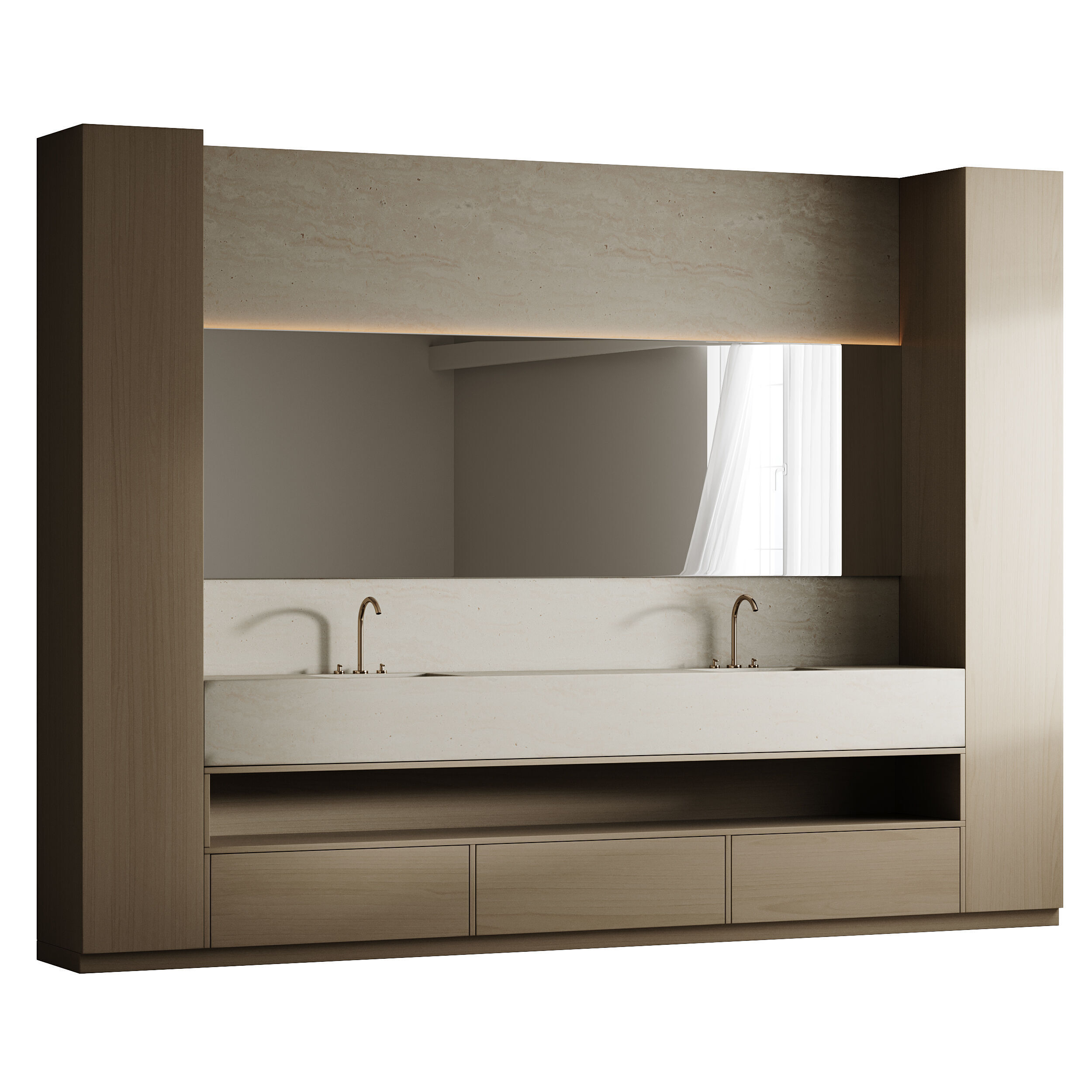 Bathroom furniture 31 3D model_3