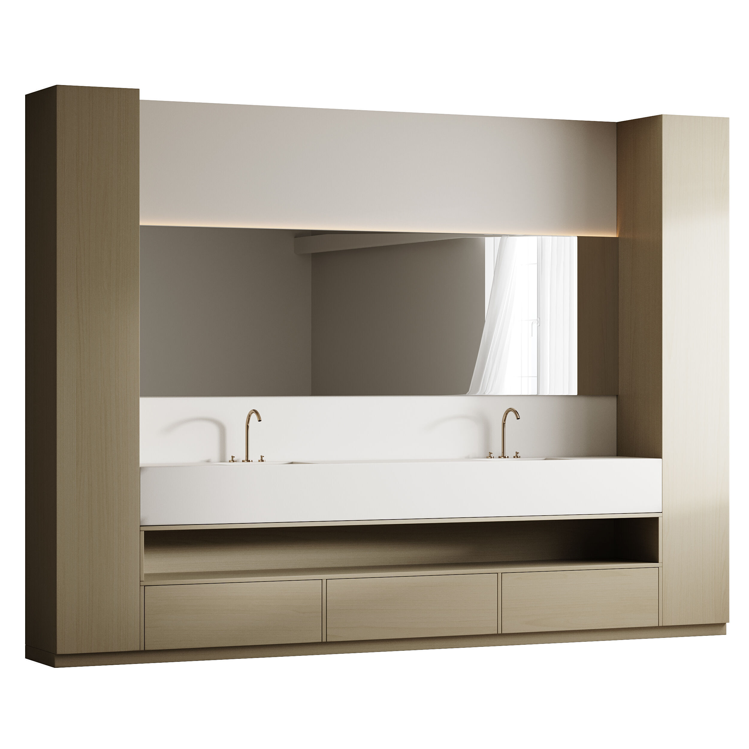 Bathroom furniture 31 3D model_7