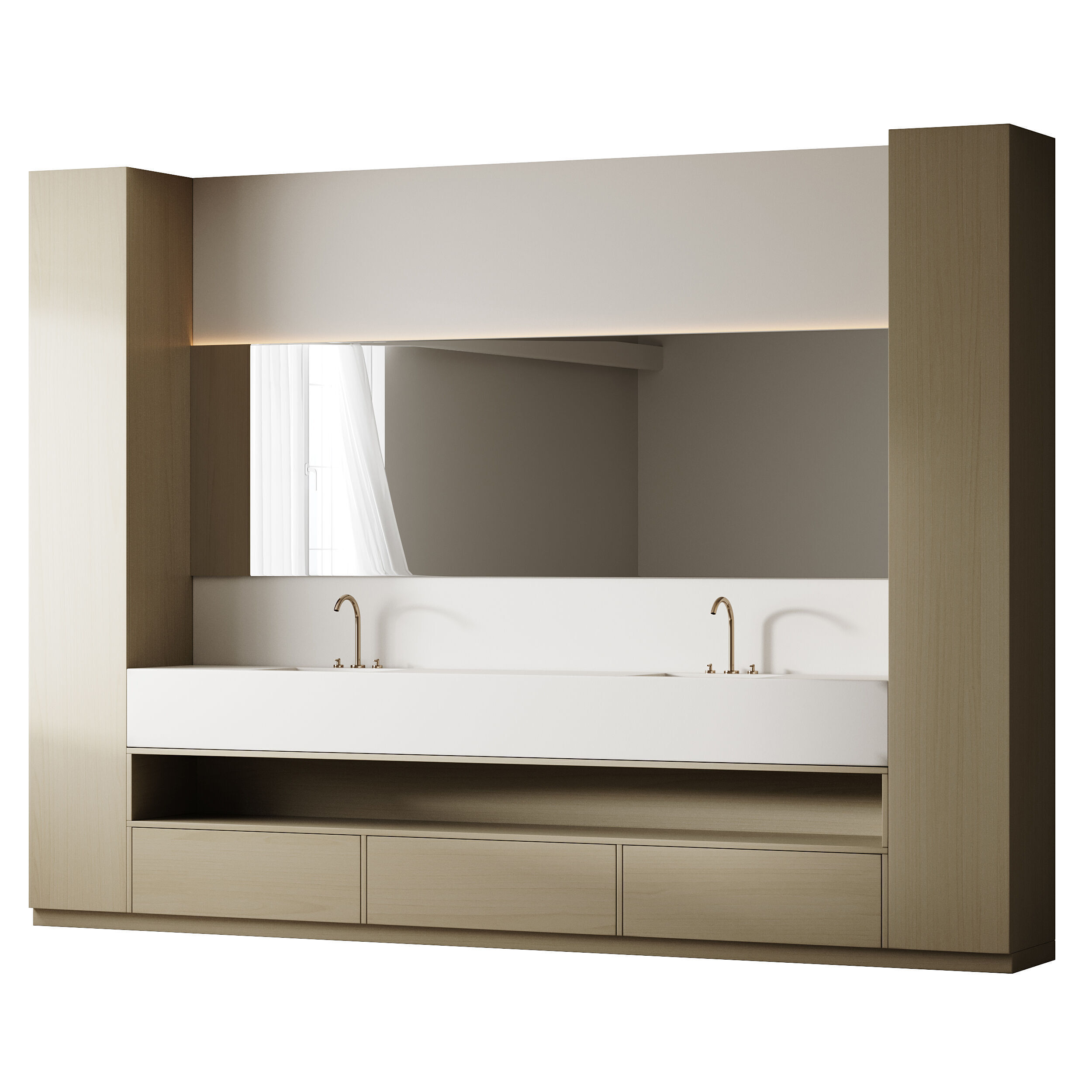 Bathroom furniture 31 3D model_9