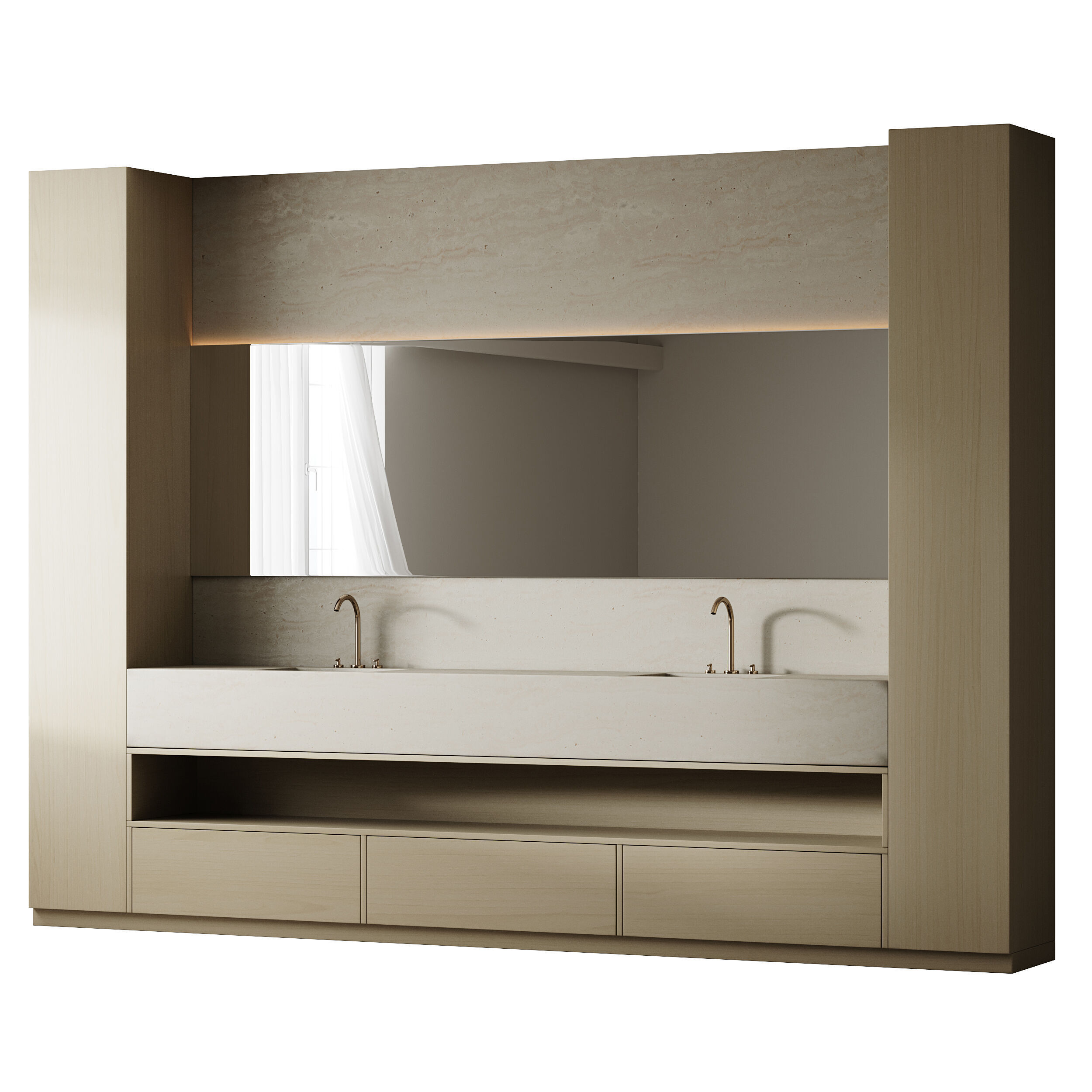 Bathroom furniture 31 3D model_11