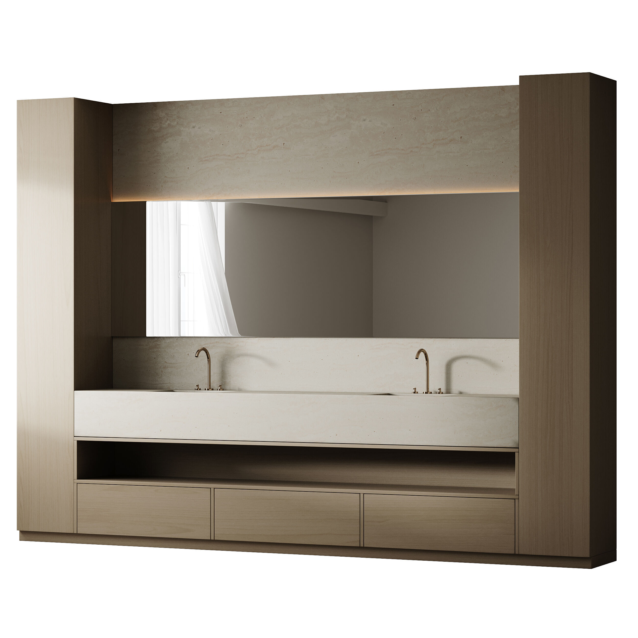 Bathroom furniture 31 3D model_10