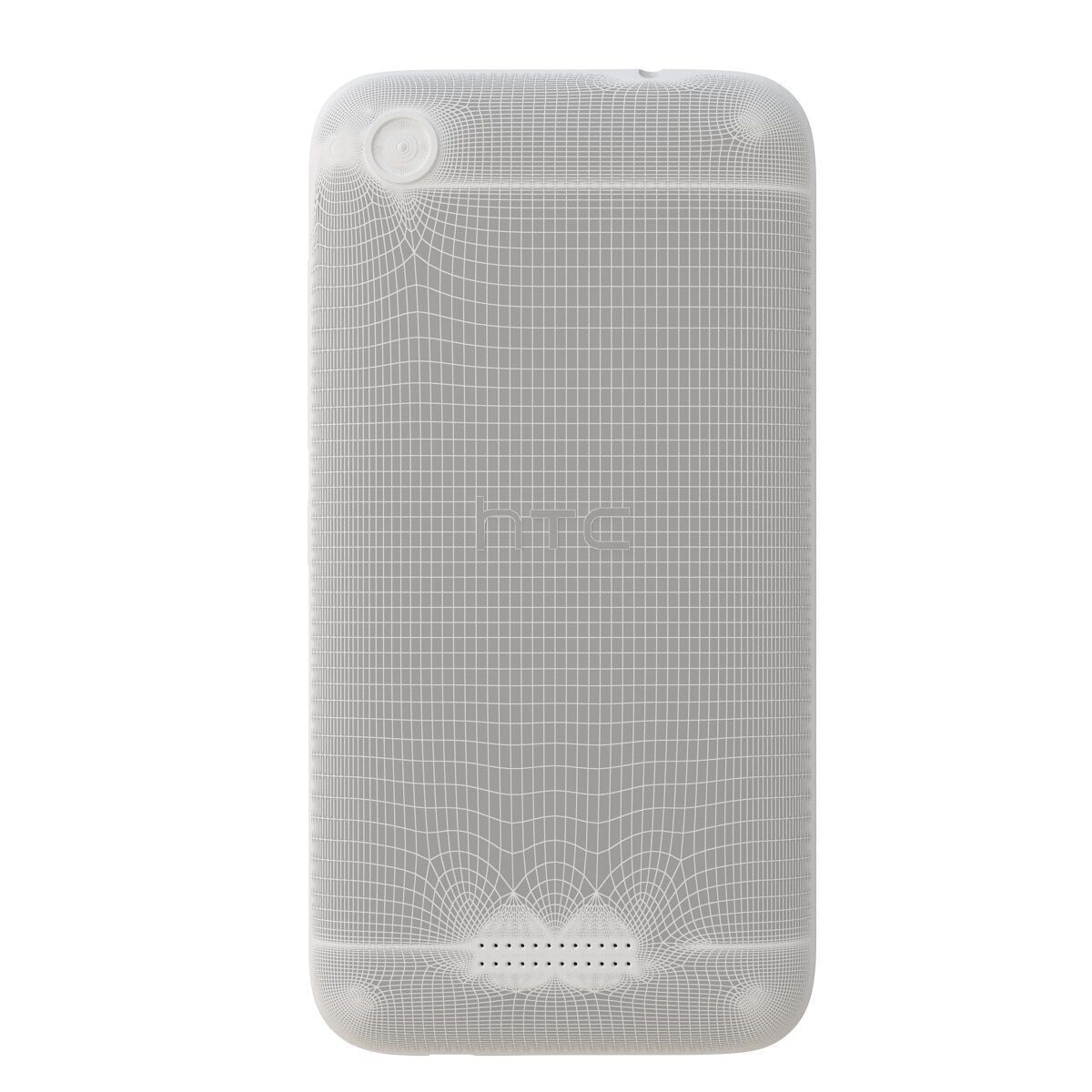 HTC Desire 320 White 3D model_17