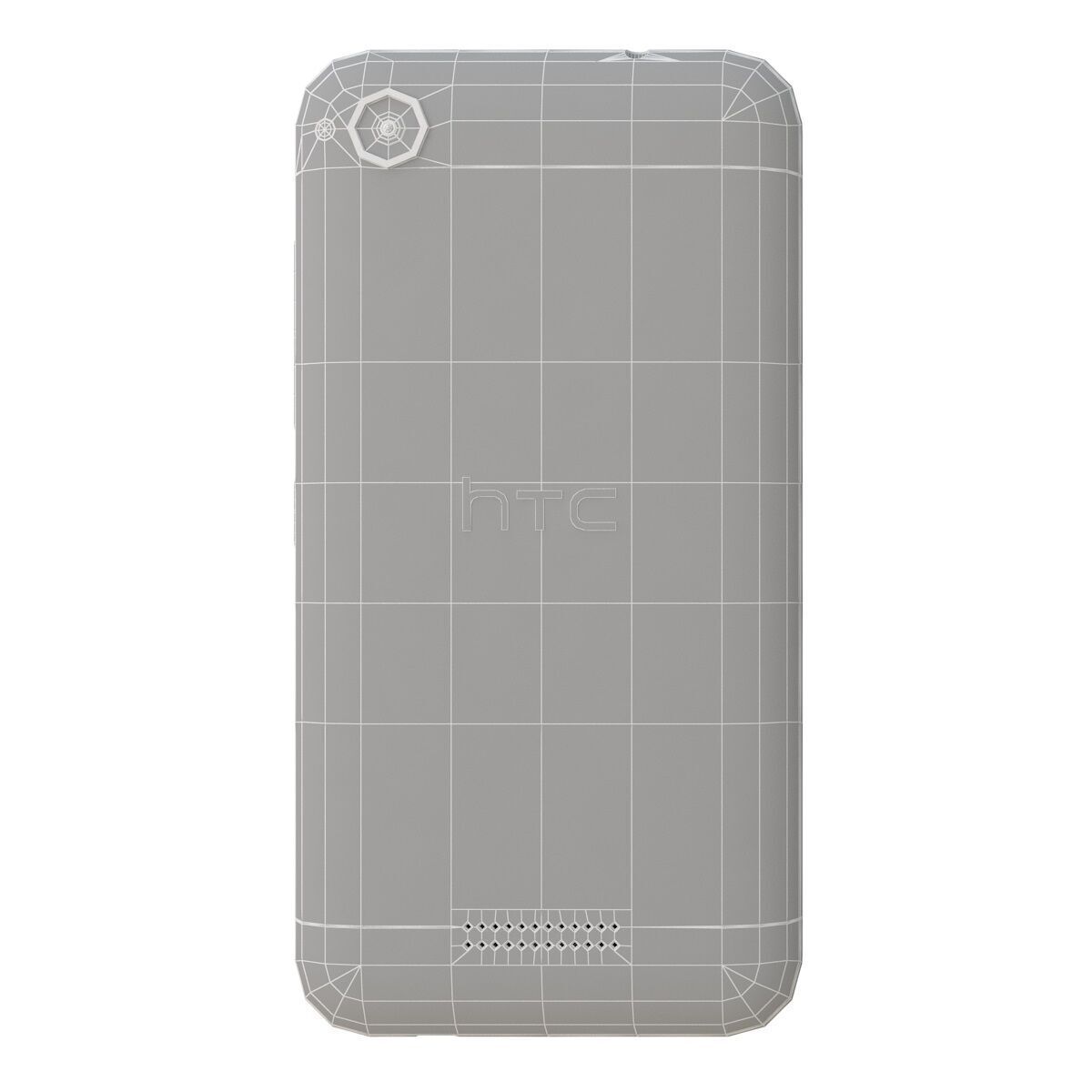 HTC Desire 320 White 3D model_11