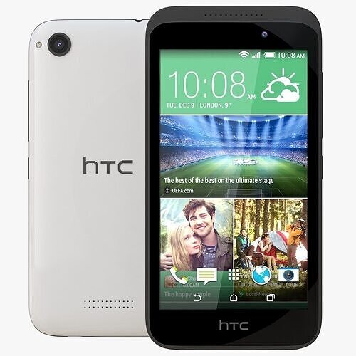 HTC Desire 320 White 3D model