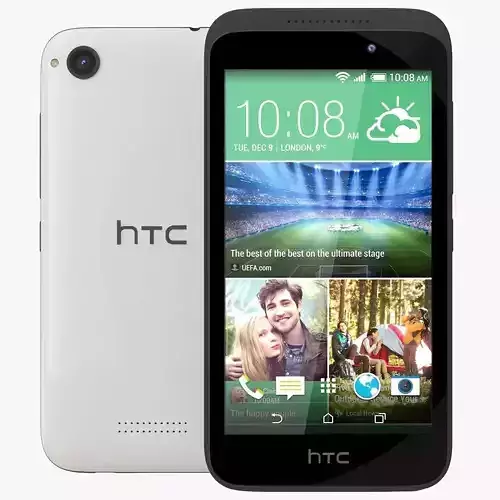 HTC Desire 320 White 3D model