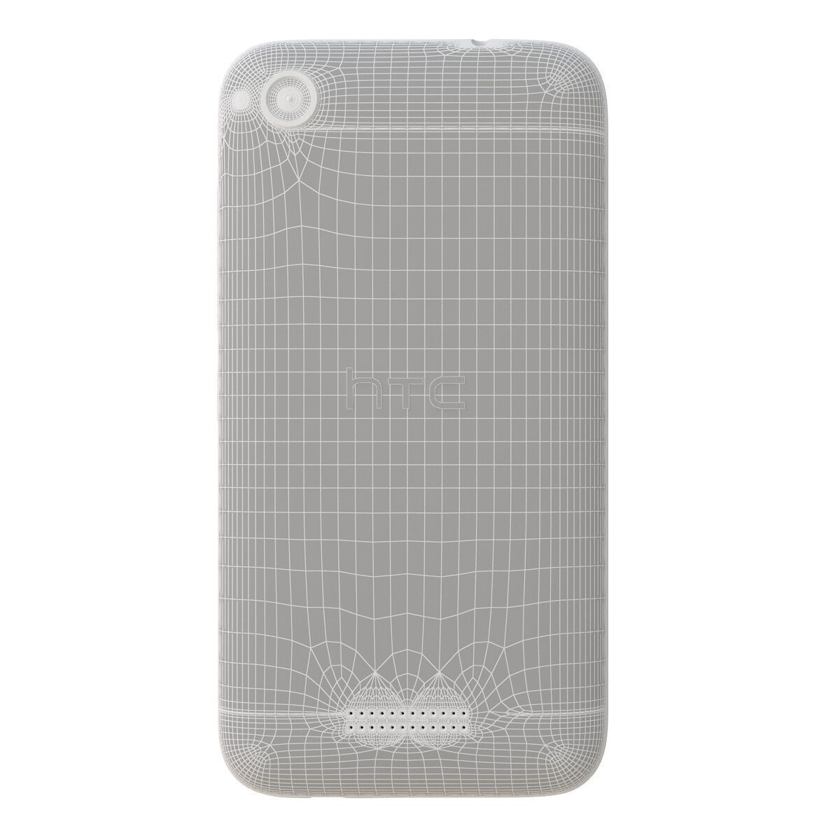 HTC Desire 320 White 3D model_14