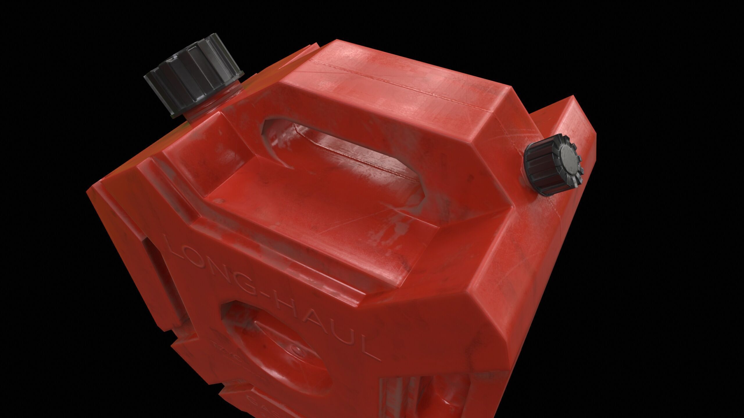 Gasoline Canister PBR Low-poly 3D model_8