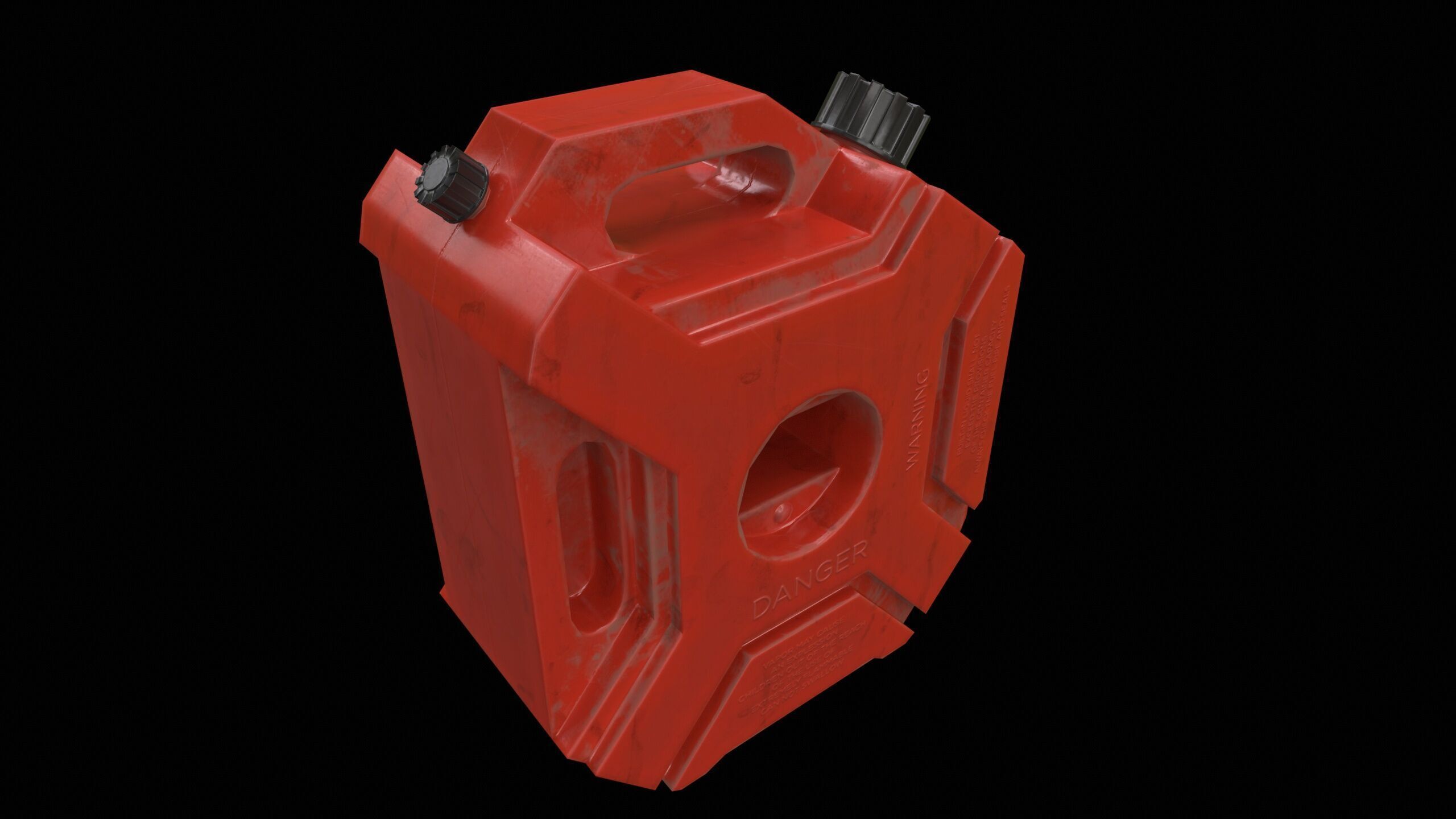 Gasoline Canister PBR Low-poly 3D model_7