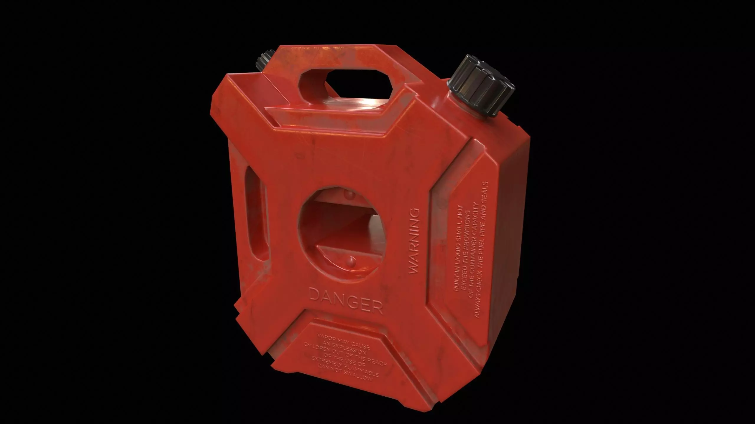 Gasoline Canister PBR Low-poly 3D model_0