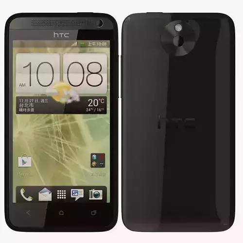 HTC Desire 501 Black 3D model