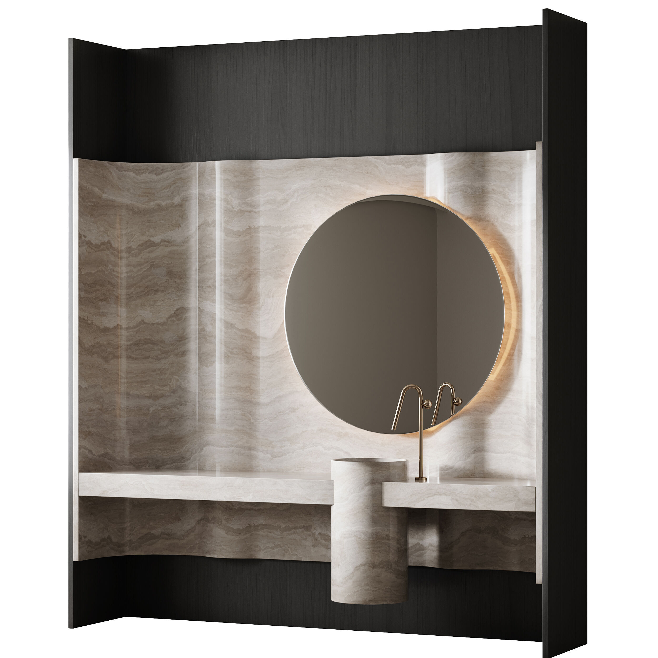 Bathroom furniture 32 3D model_10