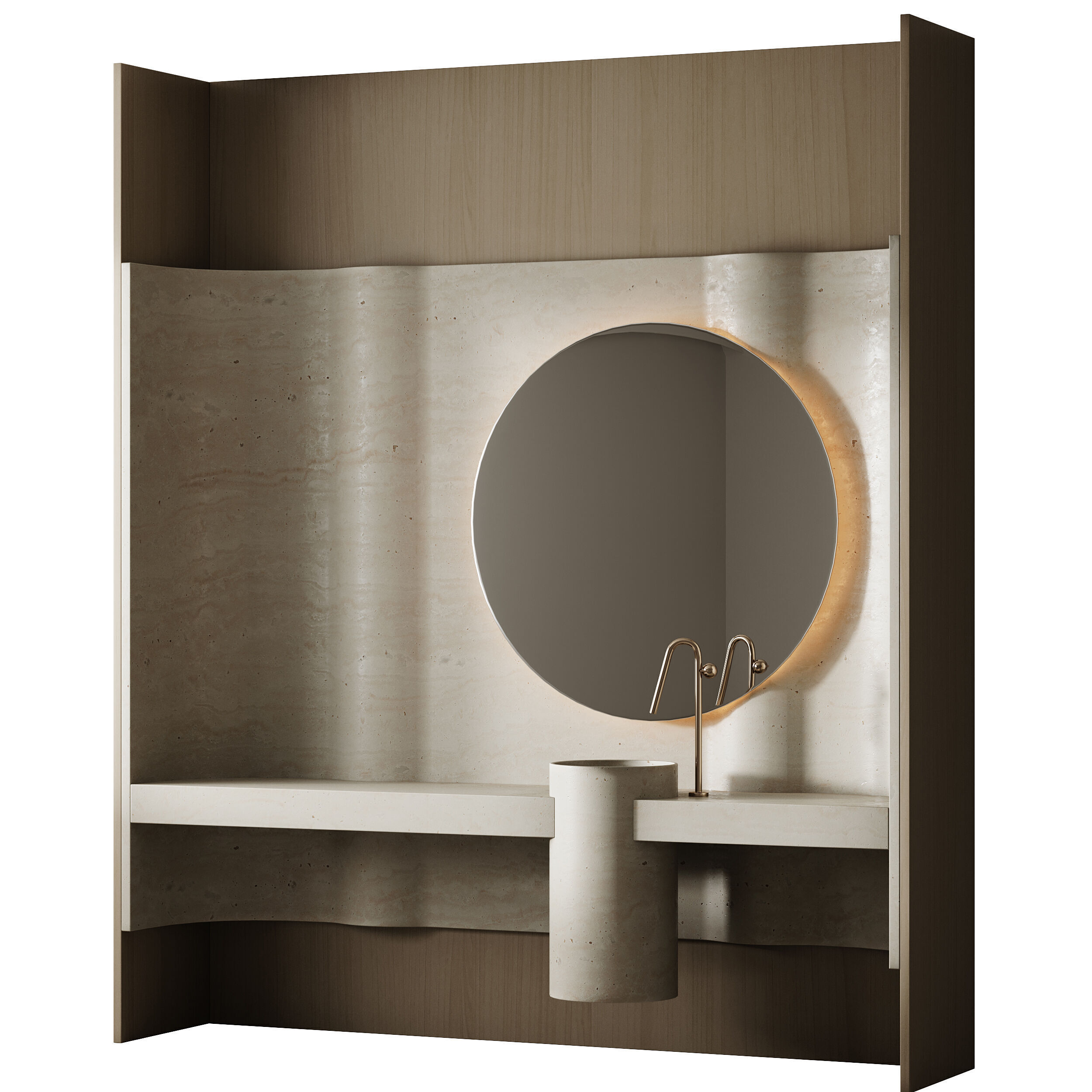 Bathroom furniture 32 3D model_11