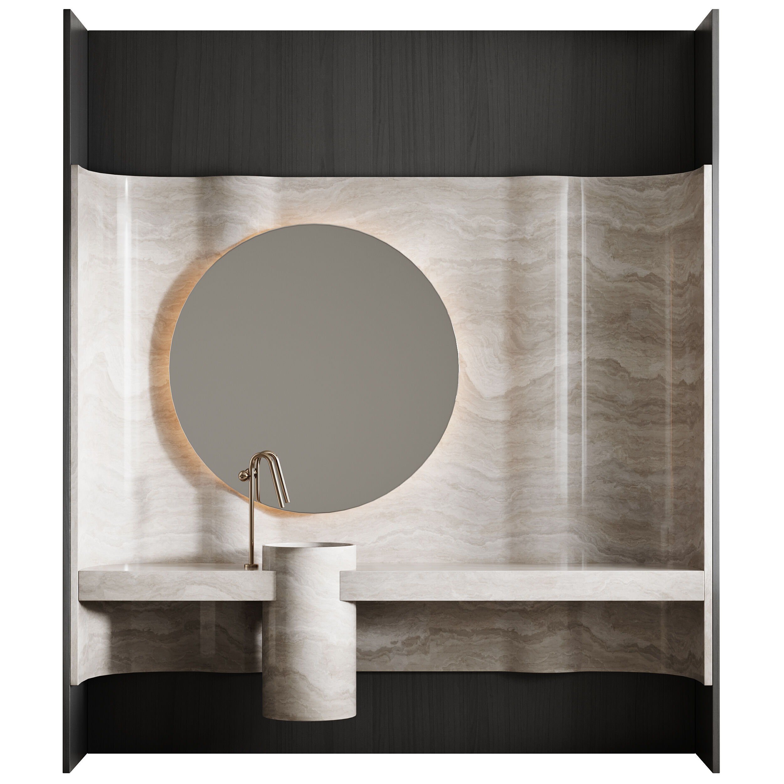 Bathroom furniture 32 3D model_4