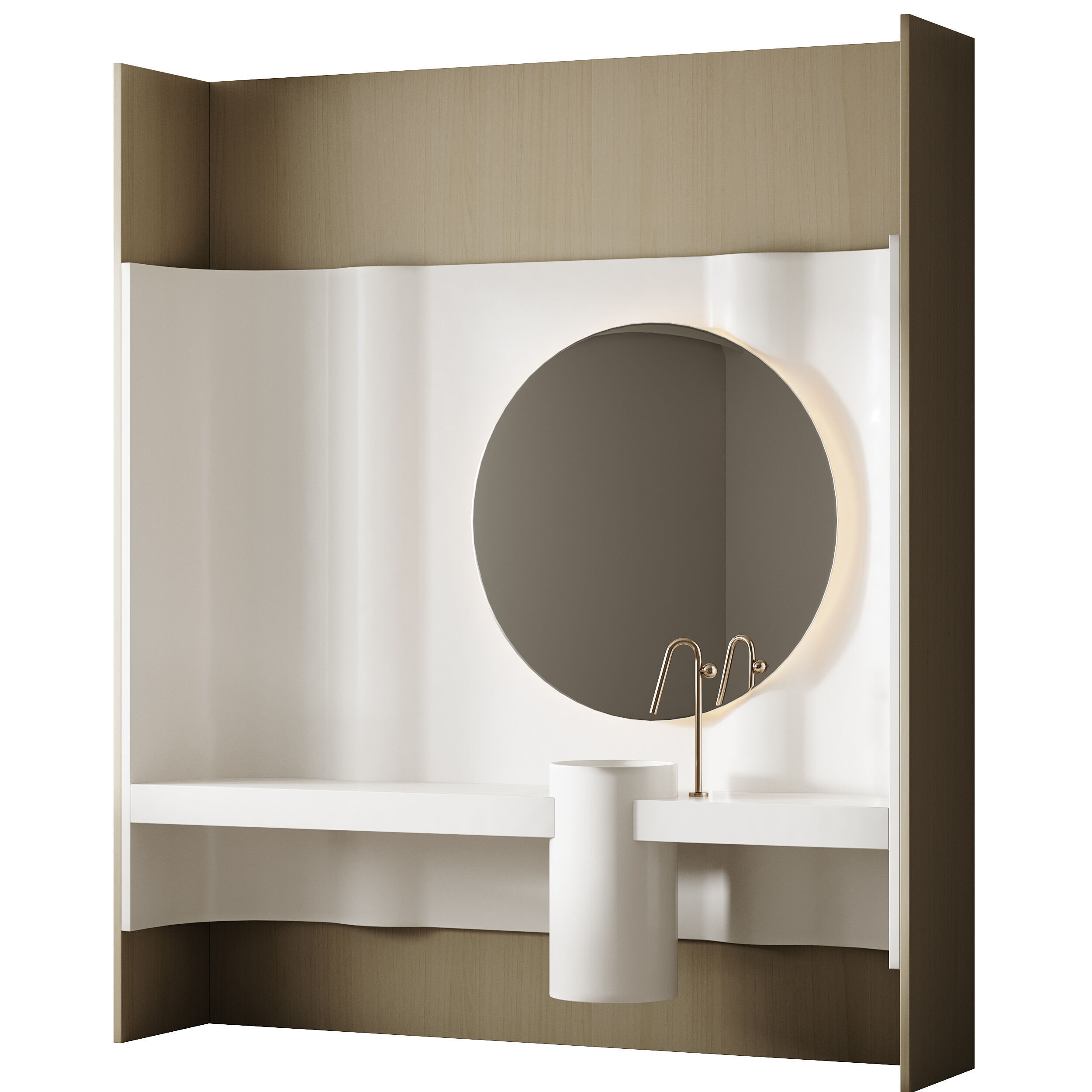 Bathroom furniture 32 3D model_8