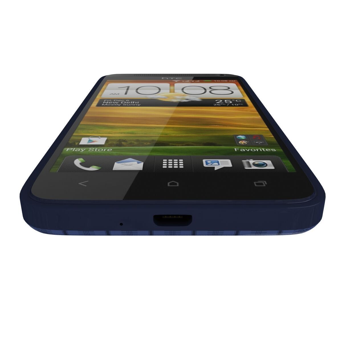htc desire 501 blue 3D model_6