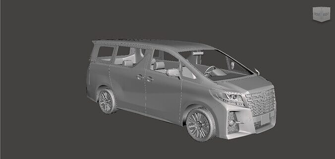 Toyota Alphard Mk3 2015 3D print model
