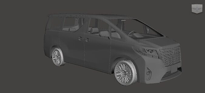 Toyota Alphard Mk3 CIS spec 2015 3D print model