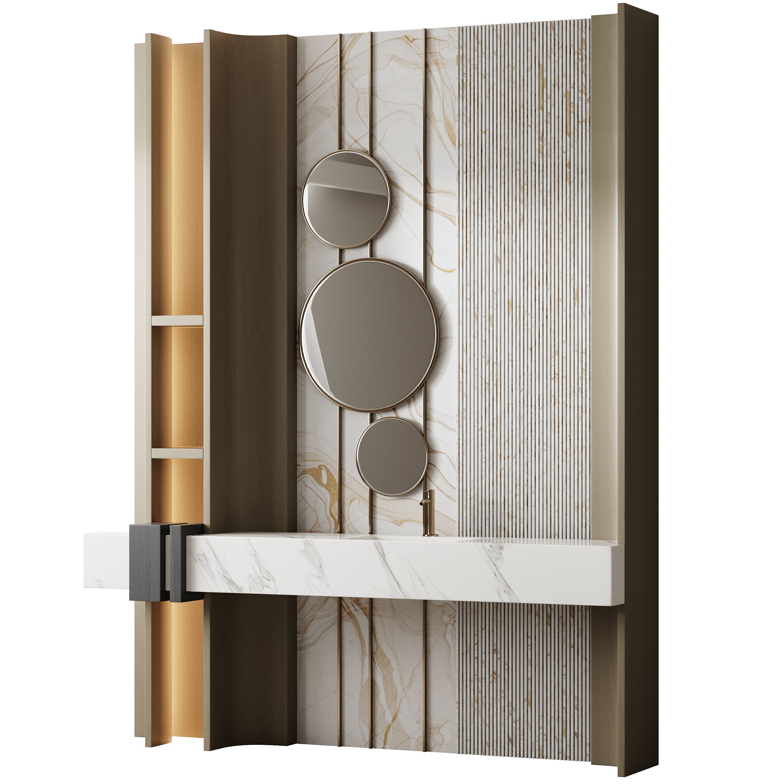 Bathroom furniture 34 3D model_9