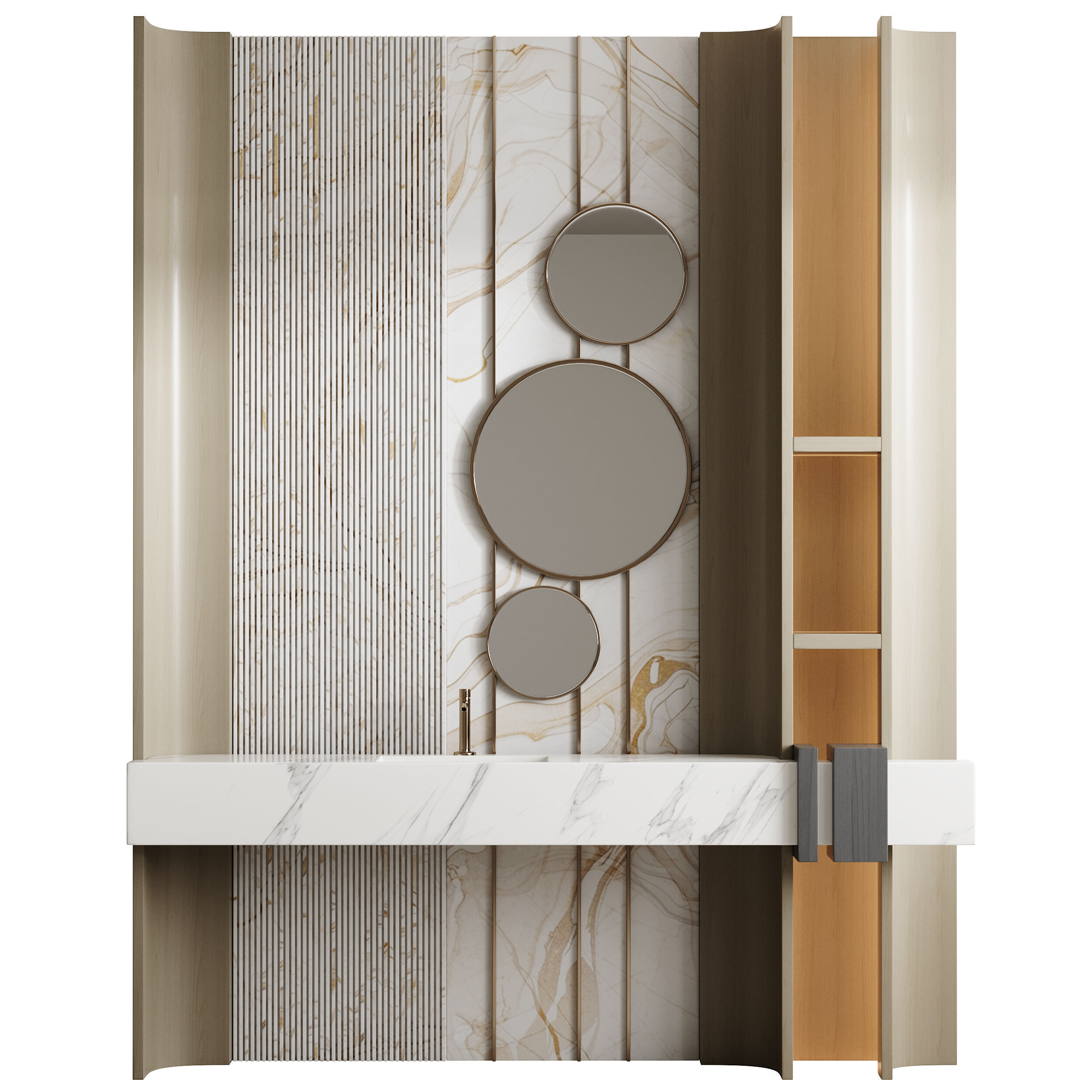 Bathroom furniture 34 3D model_2