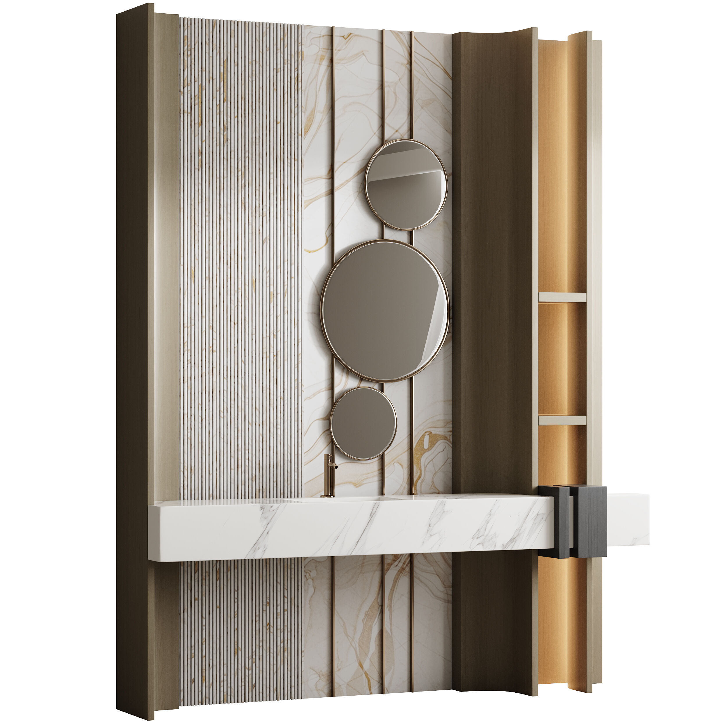 Bathroom furniture 34 3D model_3