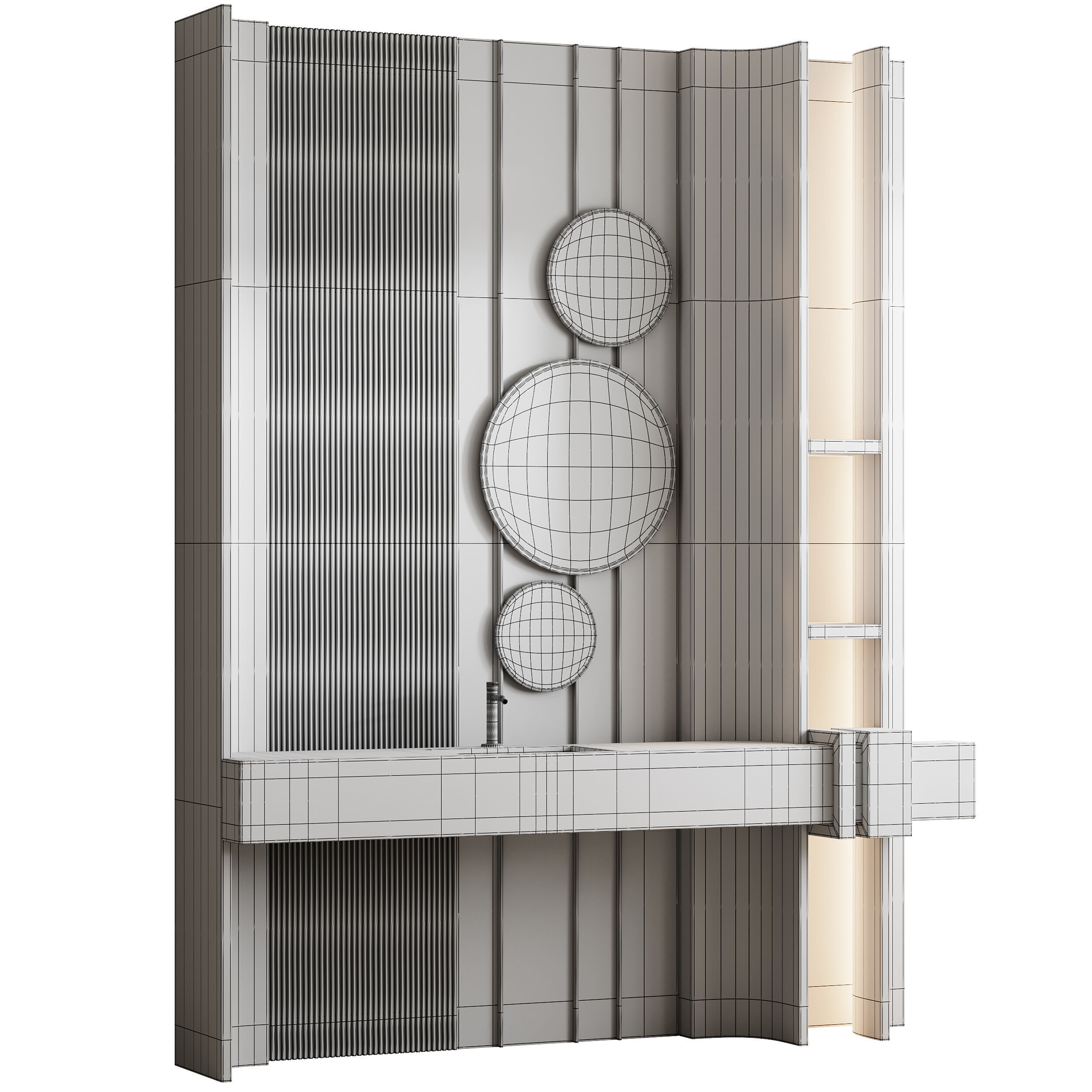 Bathroom furniture 34 3D model_13