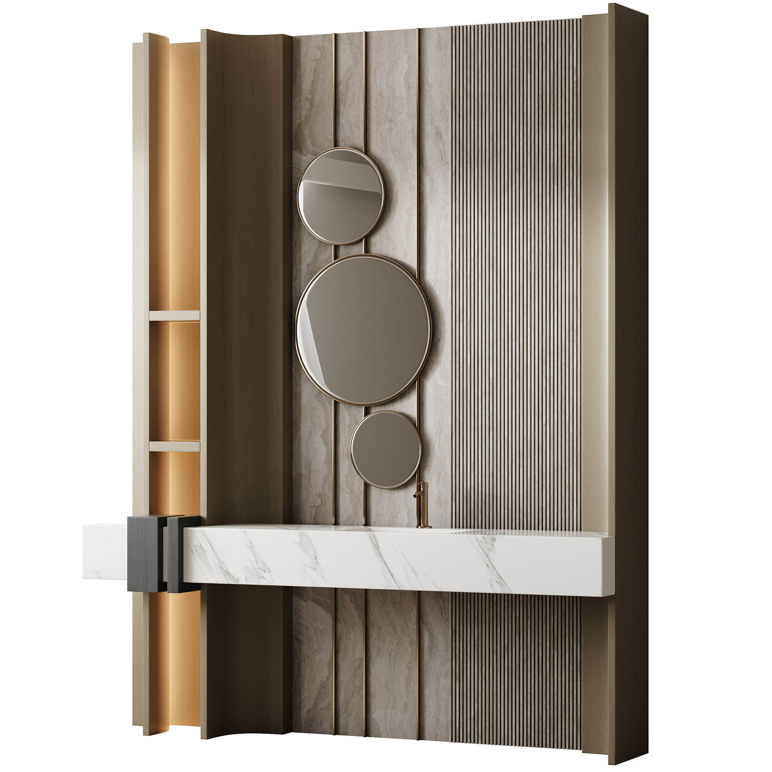 Bathroom furniture 34 3D model_10