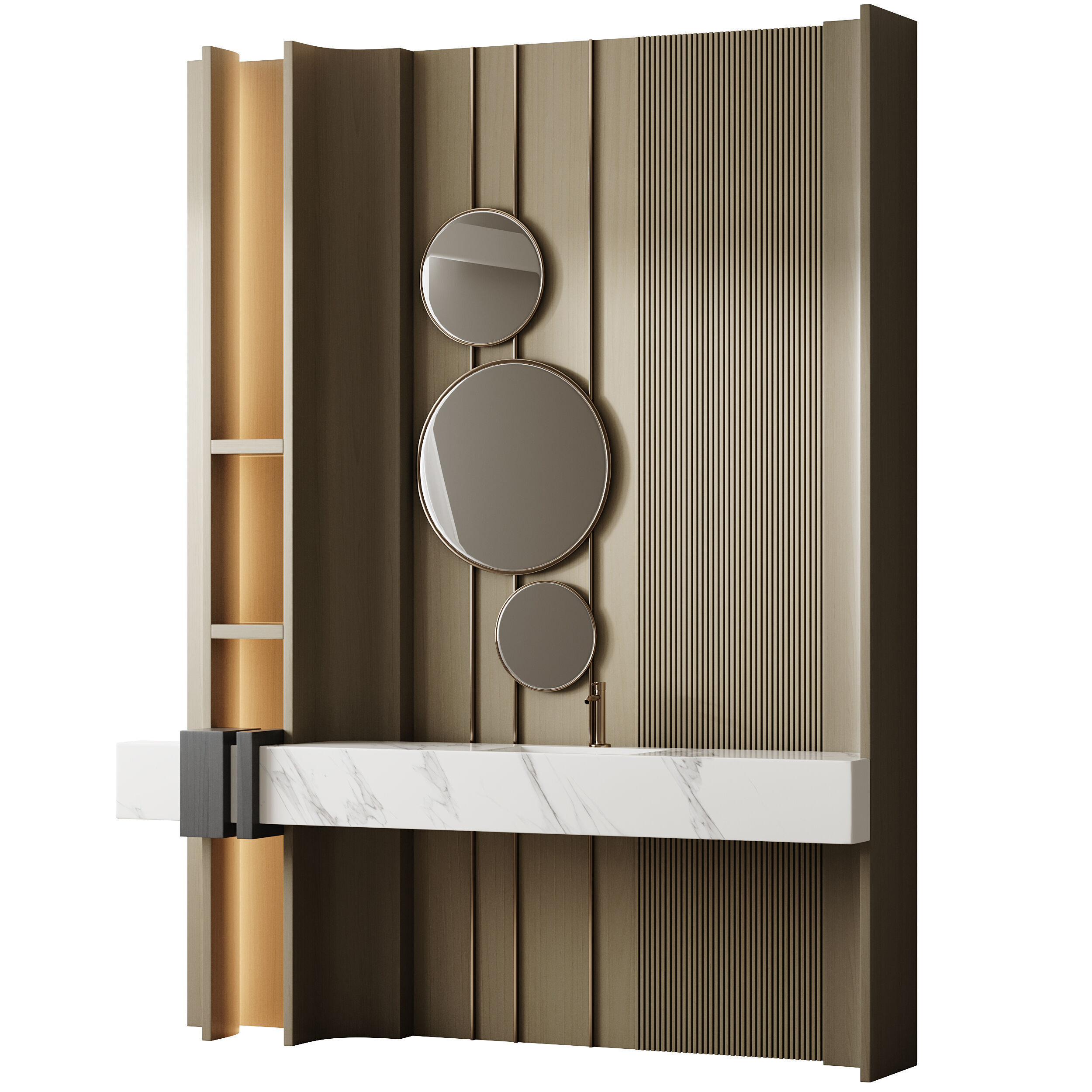 Bathroom furniture 34 3D model_11