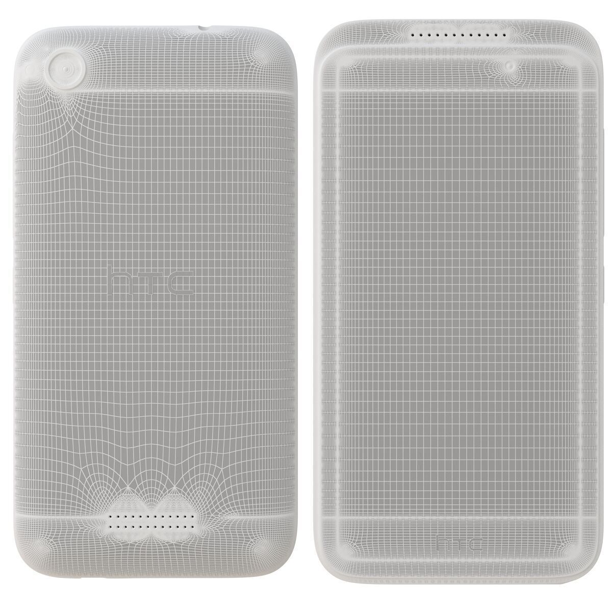 HTC Desire 320 all color 3D model_20