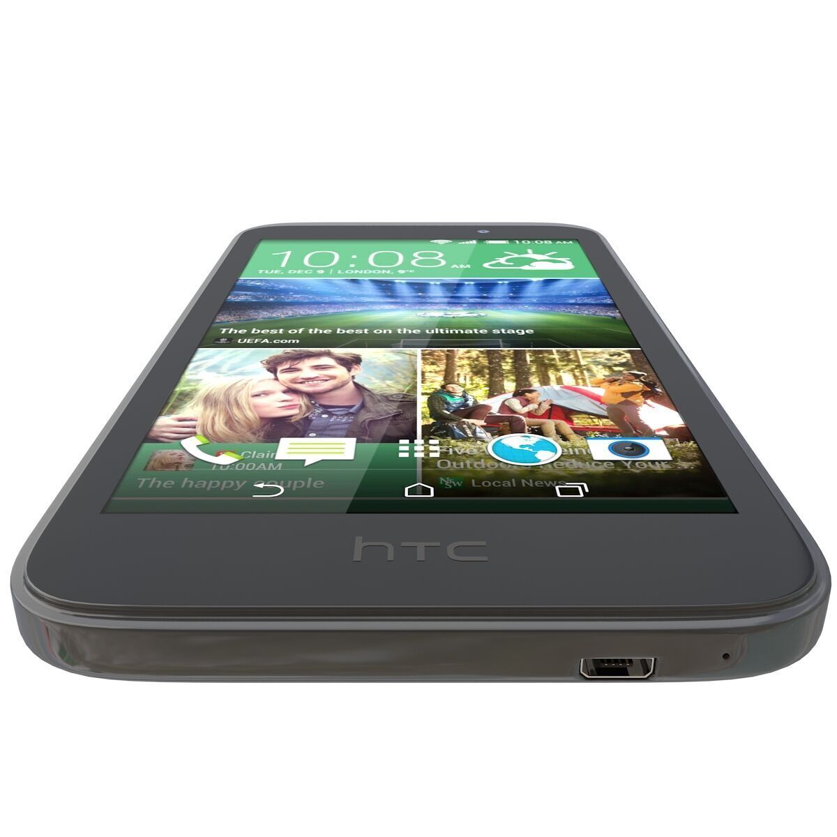 HTC Desire 320 all color 3D model_8
