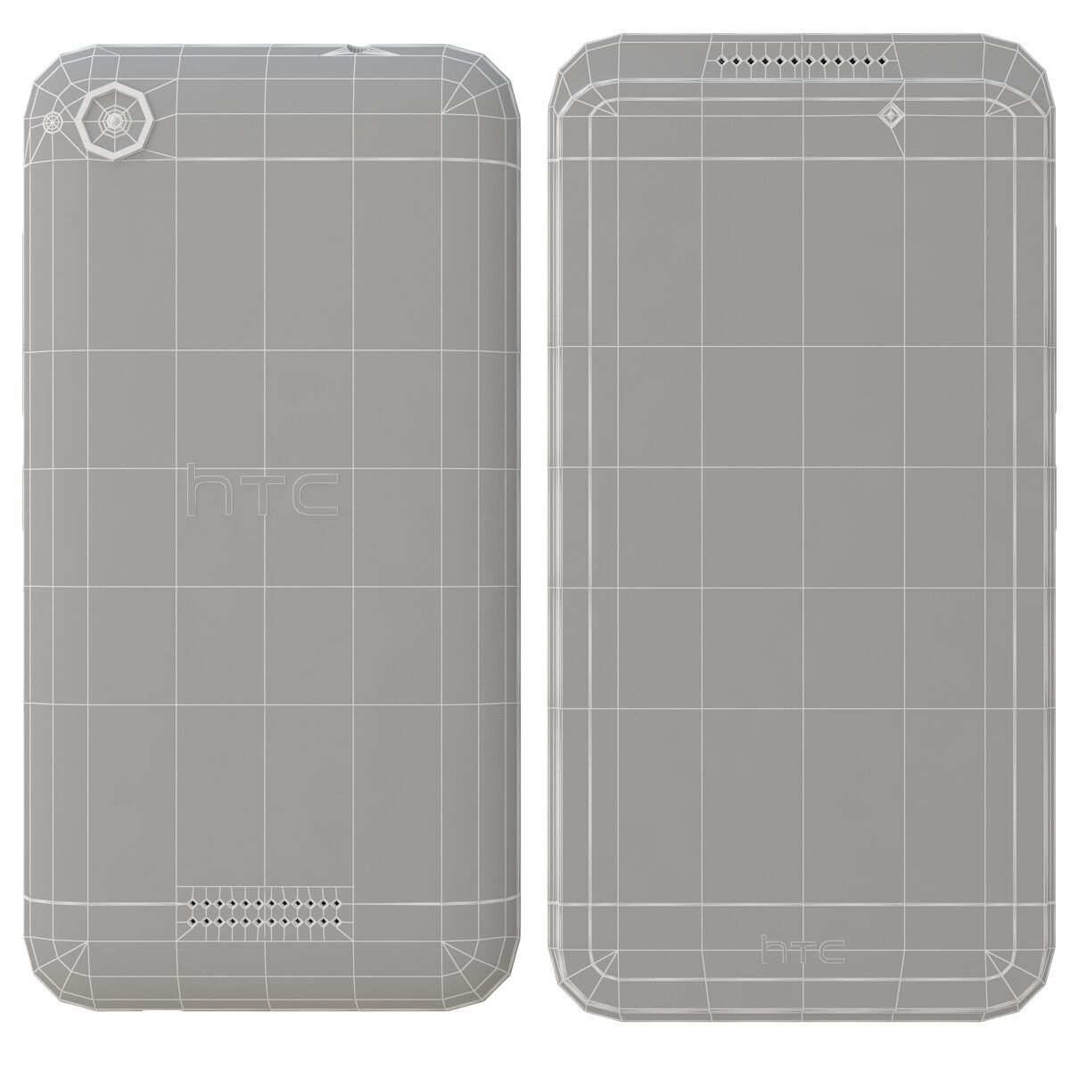 HTC Desire 320 all color 3D model_23