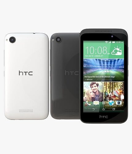 HTC Desire 320 all color 3D model