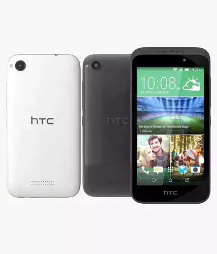 HTC Desire 320 all color 3D model