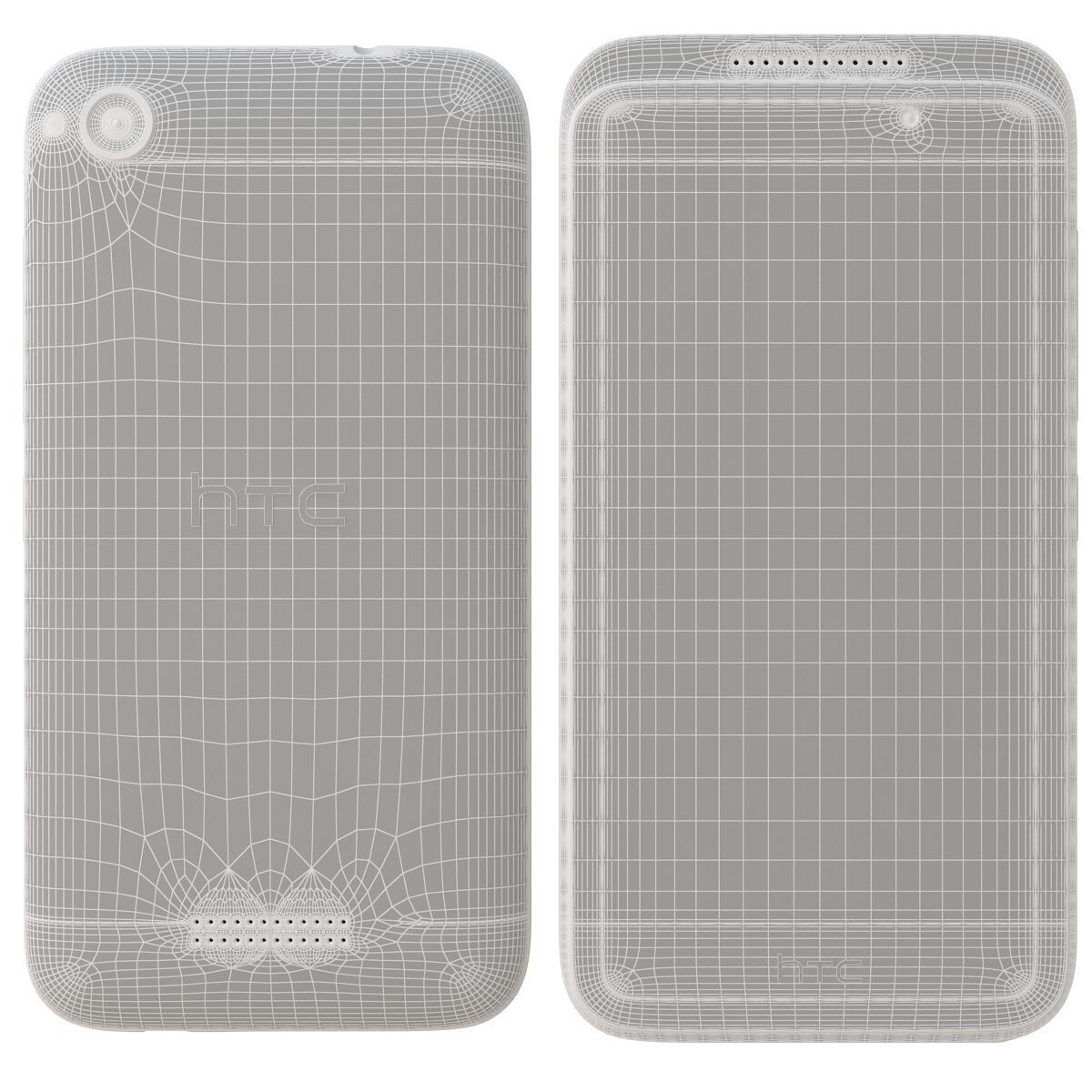 HTC Desire 320 all color 3D model_26