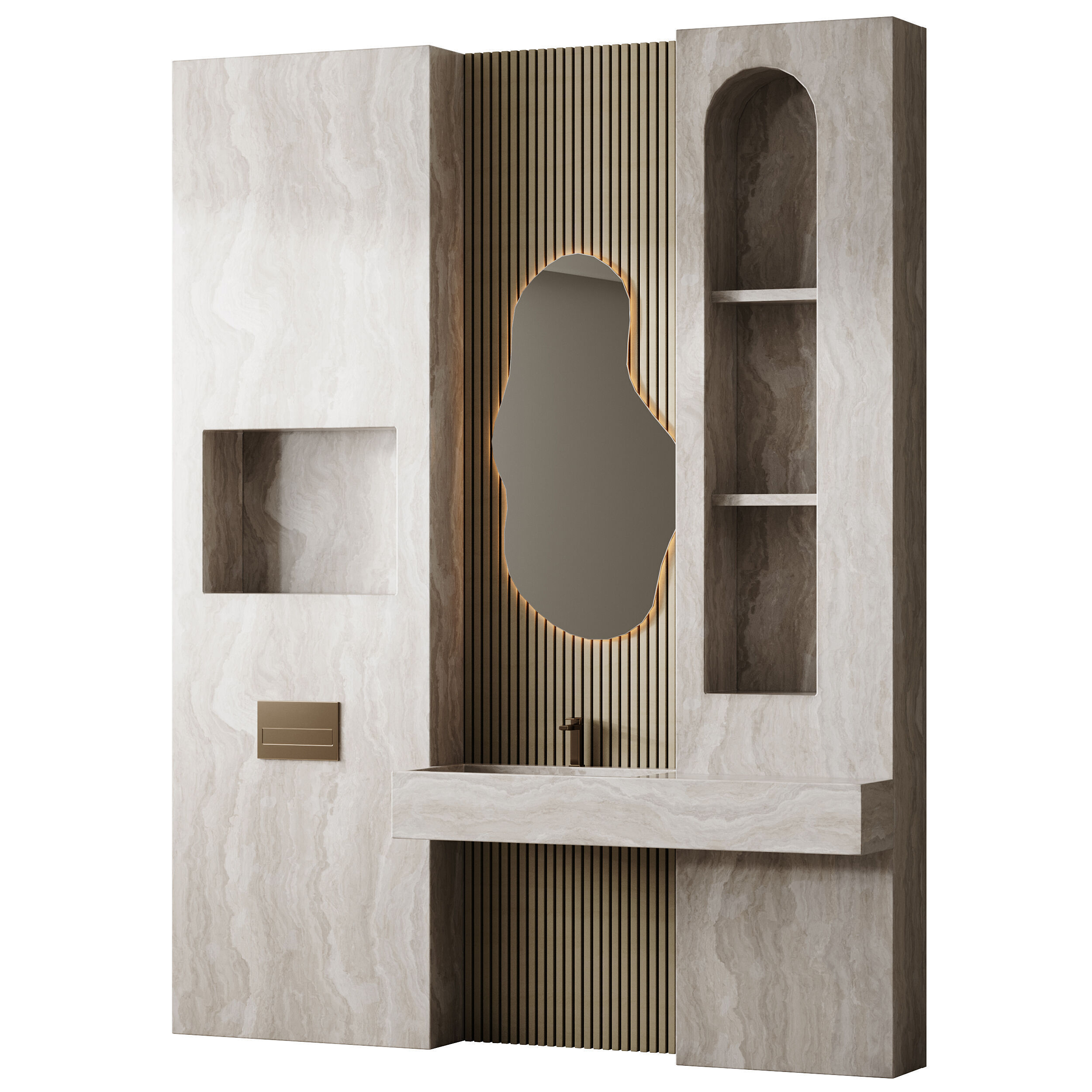 Bathroom furniture 33 3D model_10