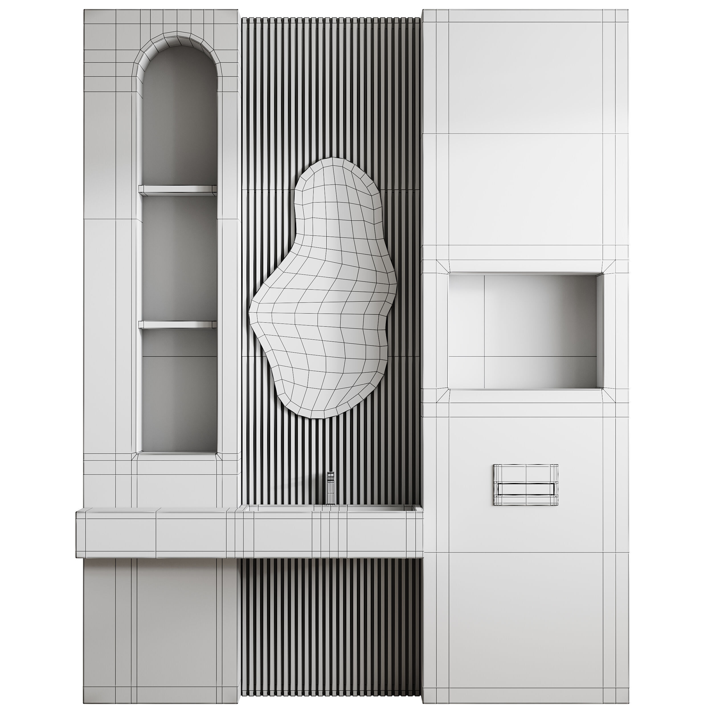 Bathroom furniture 33 3D model_13