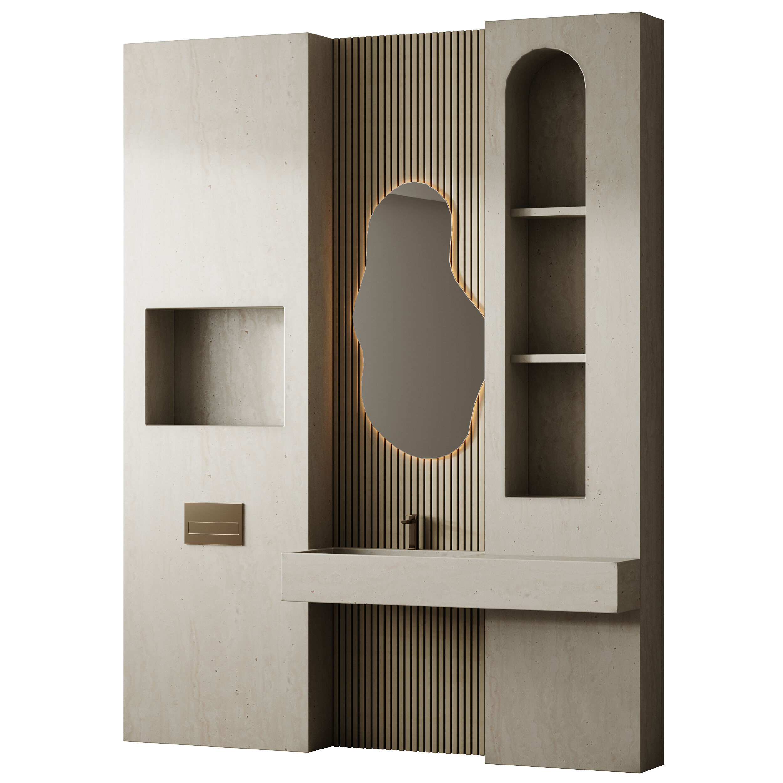 Bathroom furniture 33 3D model_9