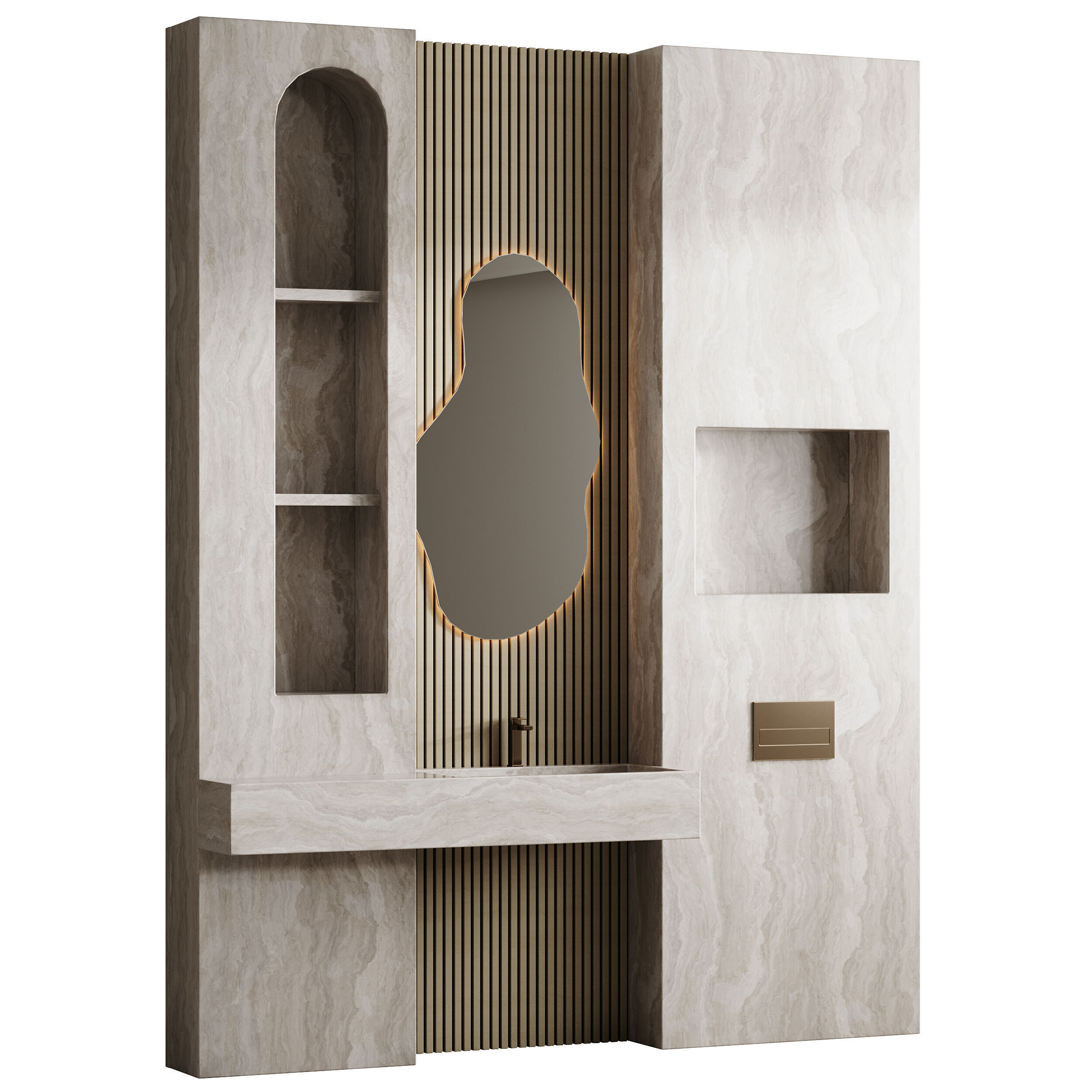 Bathroom furniture 33 3D model_5