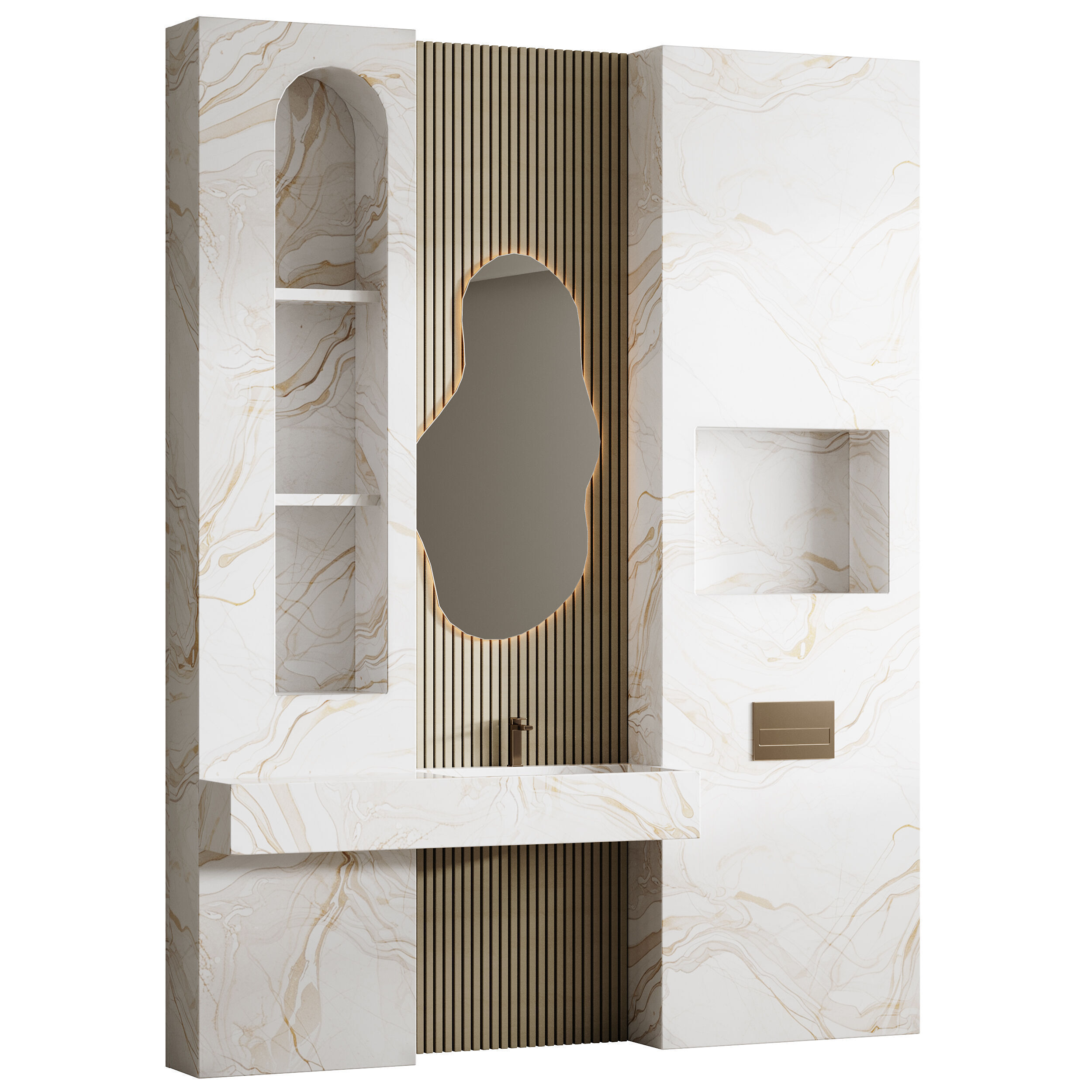 Bathroom furniture 33 3D model_1